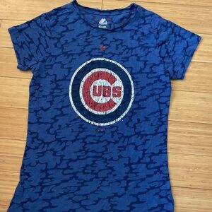 Chicago cubs women’s short sleeve shirt size large